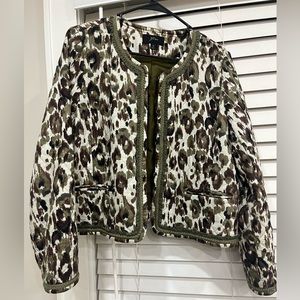 J. Crew Quilted Blazer/Jacket Sz. M